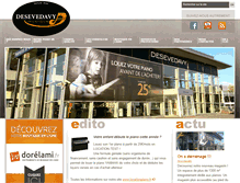 Tablet Screenshot of desevedavy-musique.fr